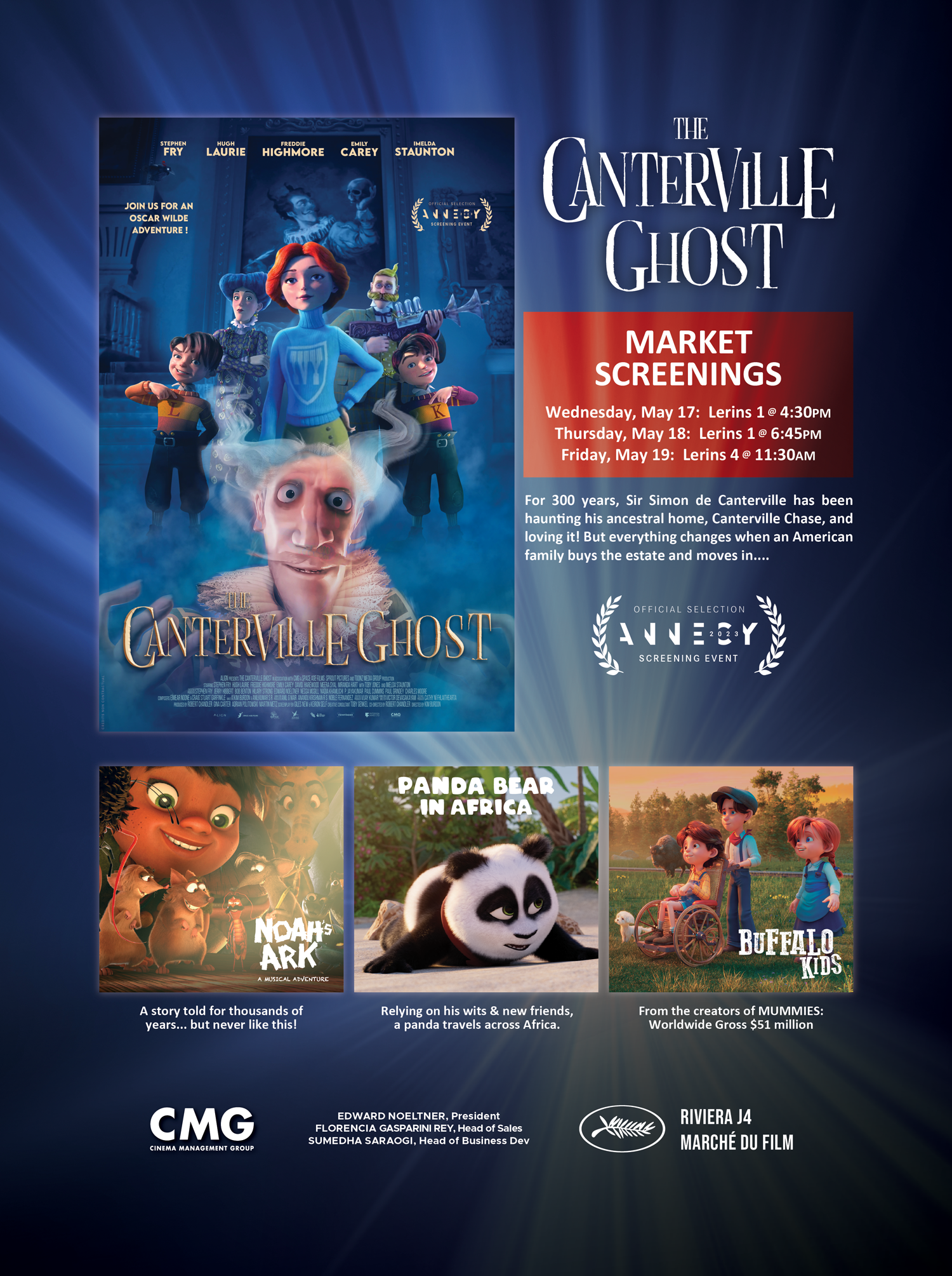 Cinema Management Group Cannes market screening advertisement
