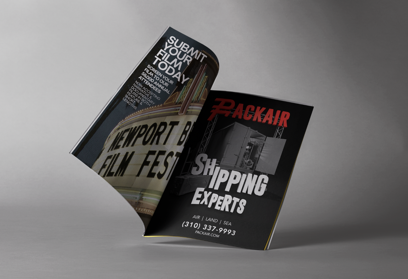 Creative Handbook magazine ad layouts